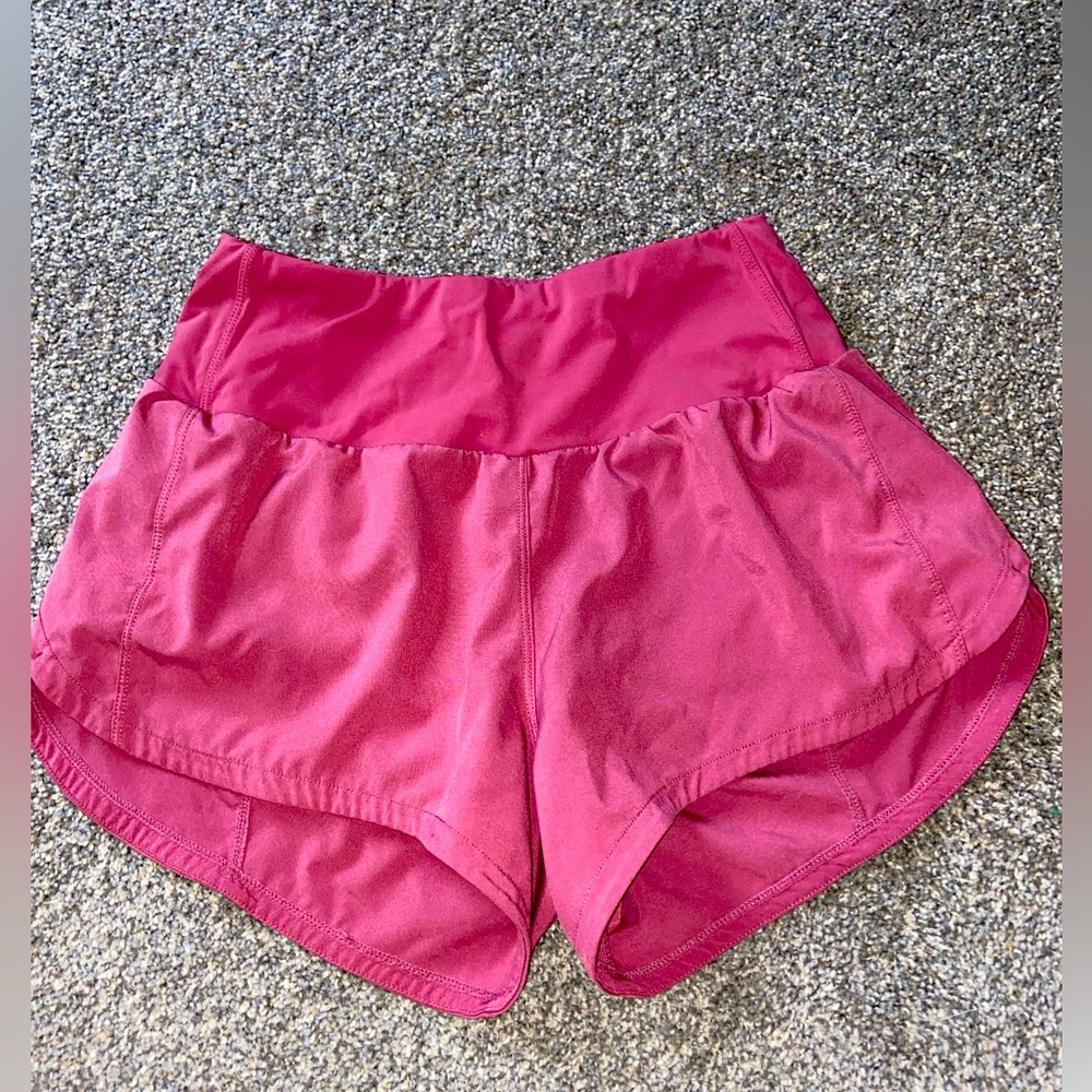 pink athletic shorts
